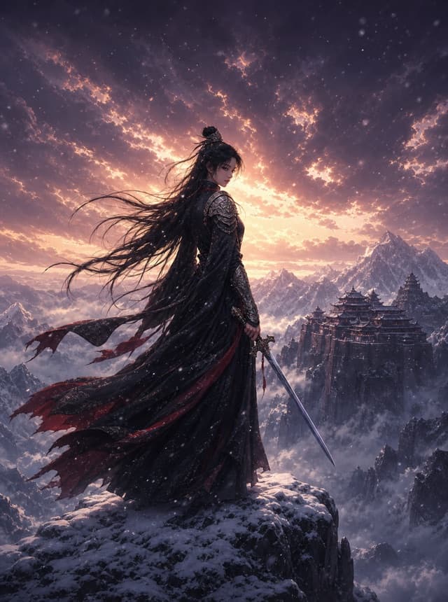 雪刃飞霜·孤女行